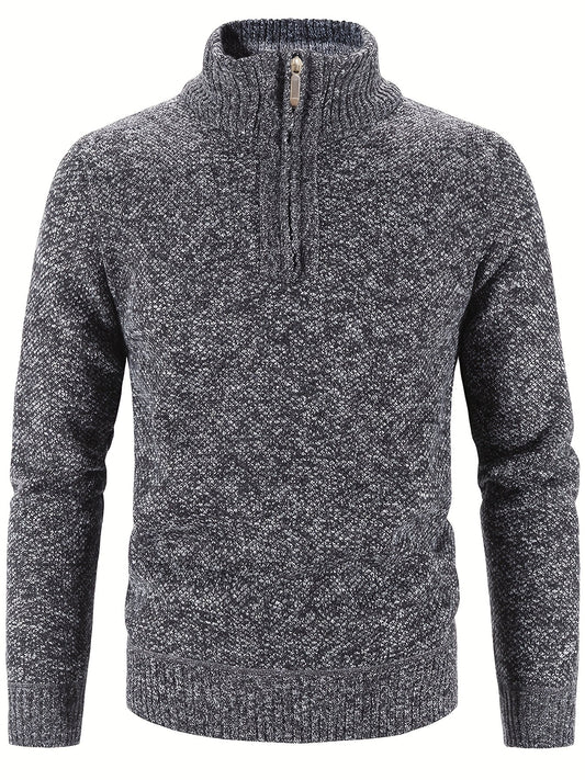 Mr. Gentle - Thermal Jumper - Warme casual half zipper