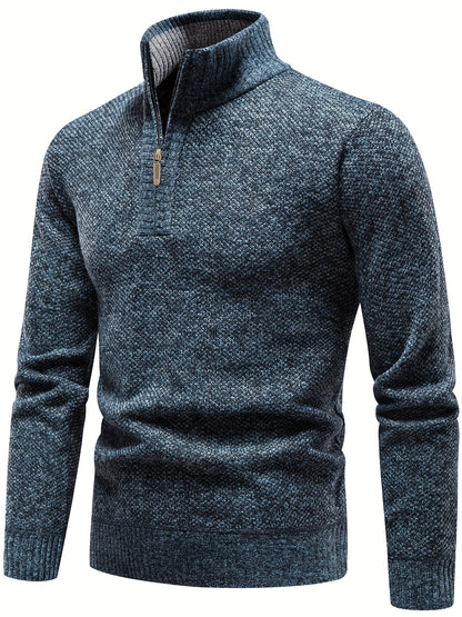 Mr. Gentle - Thermal Jumper - Warme casual half zipper